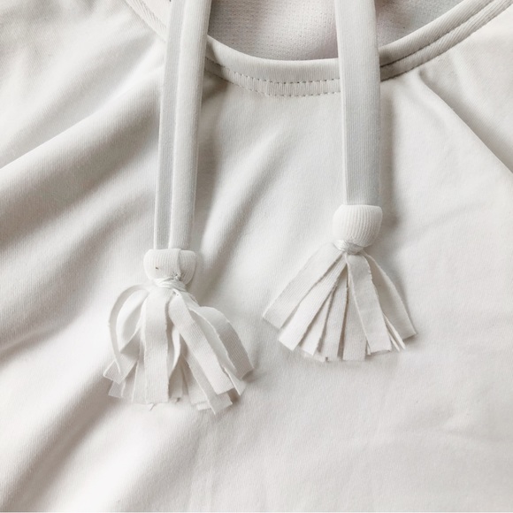 SOLD Johnny Was Mariposa One Piece Swimsuit NWT in White - Picture 7 of 13